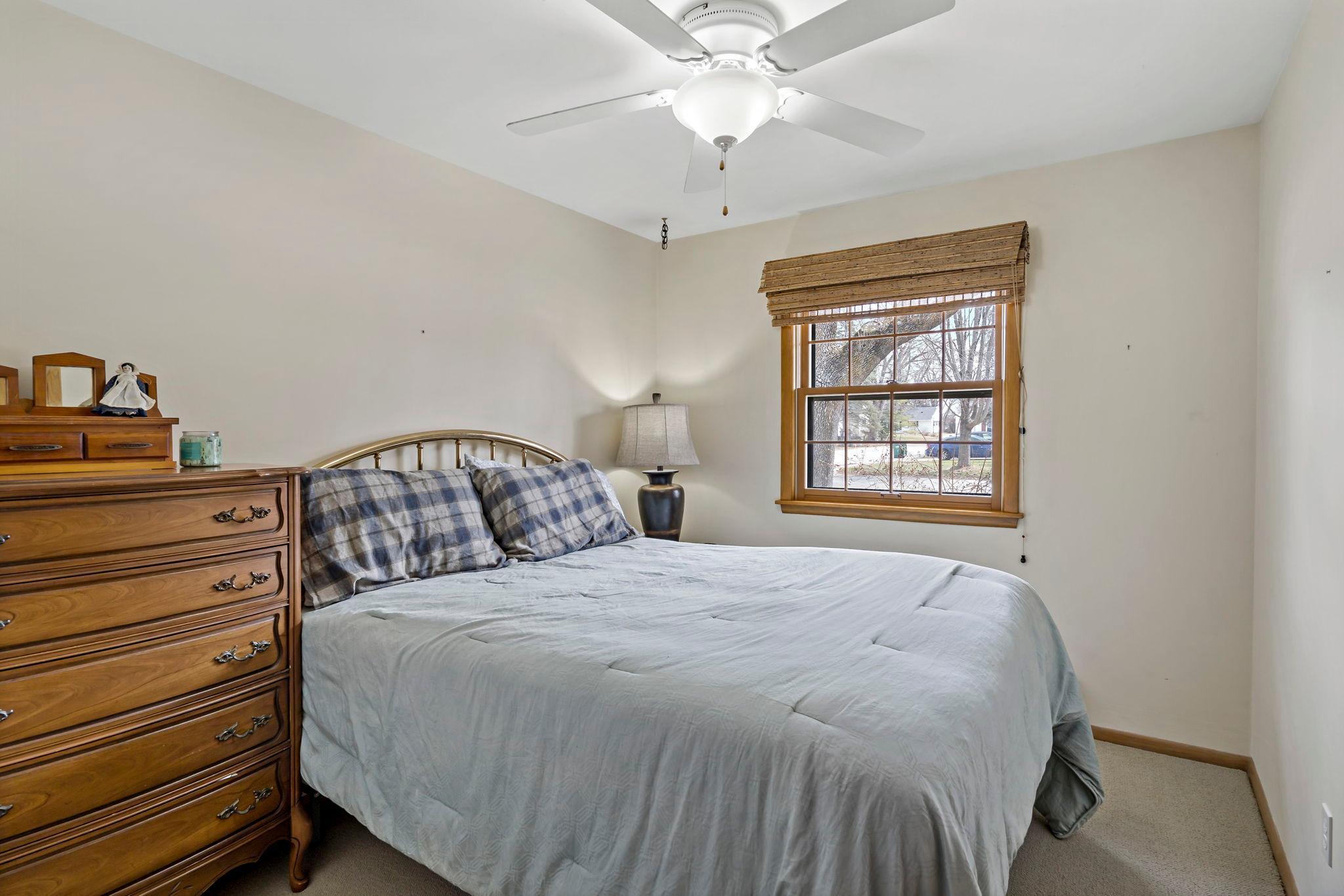 Bedroom 2 of 3 on the main floor.