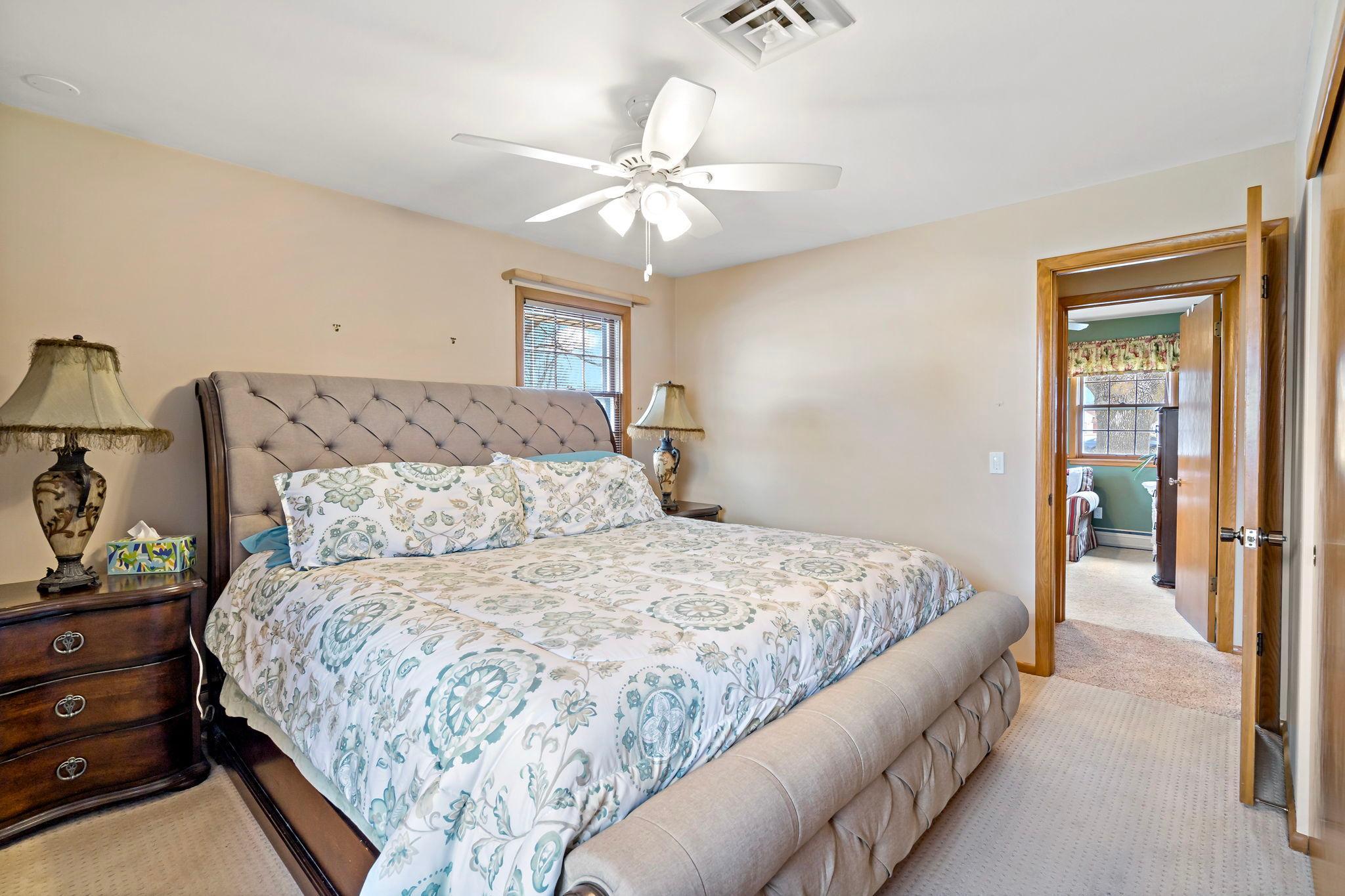 Bedroom 1 of 3 on the main floor.