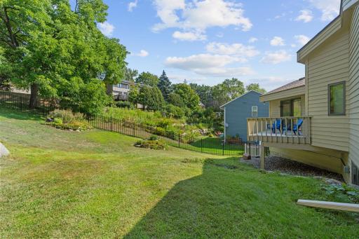 An oversized lot provides plenty of room to enjoy the outdoors with space that is hard to find in this location.