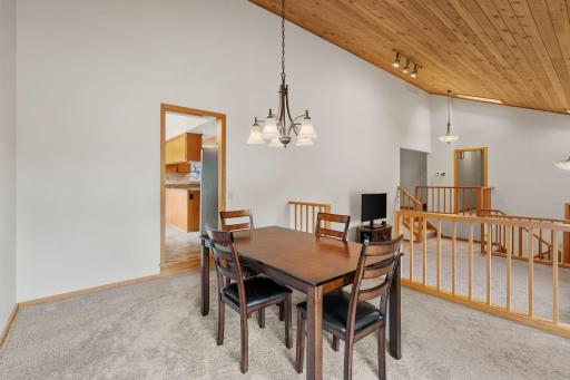 1. Convenient access to the kitchen makes serving meals and entertaining easy.