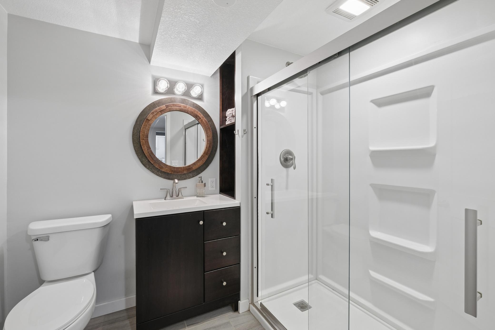 Basement 3/4 bath - super gorgeous