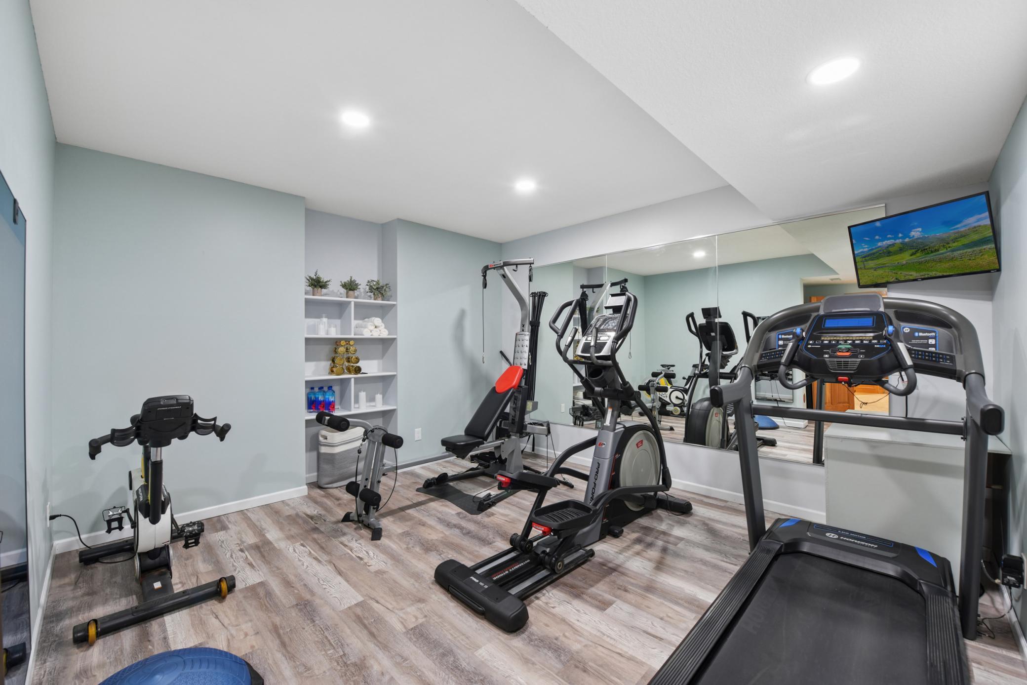 Your dream home gym! You have no more excuse!