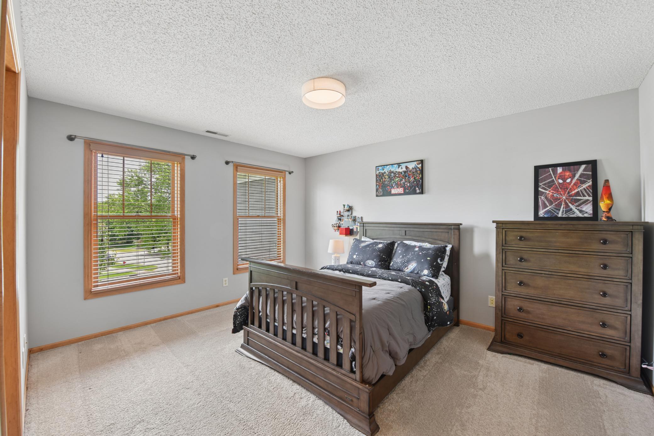 3rd bedroom upstairs with great closet system