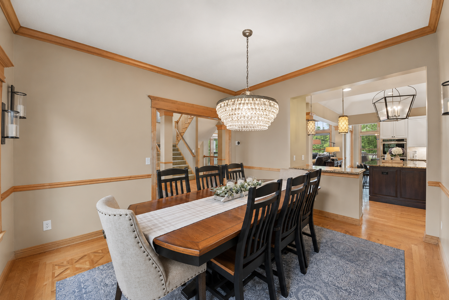 Dining room opens to your kitchen