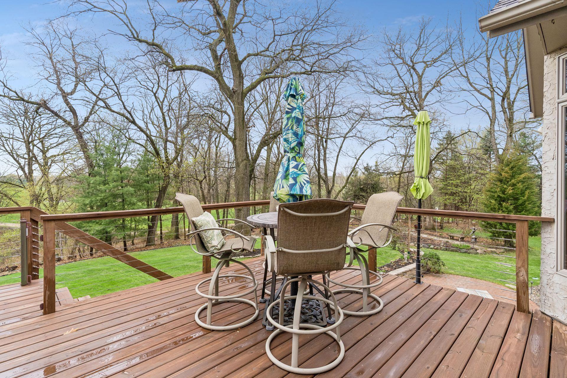 Relax and take in the beautiful scenery and nature this prime walkout lot offers year around.