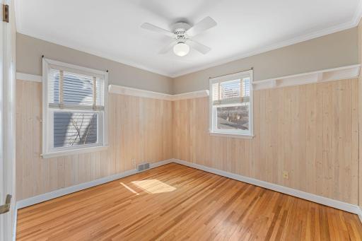 One of the main level bedrooms. This would also make a vey lovely office.