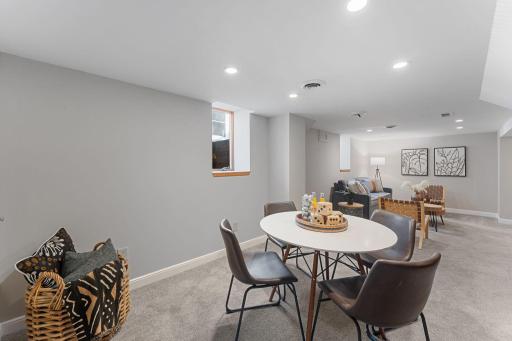 Need room to grow? 2 egress windows increase the potential of this space.