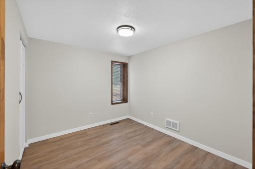 Second Bedroom Which Boast of New Flooring and Paint.