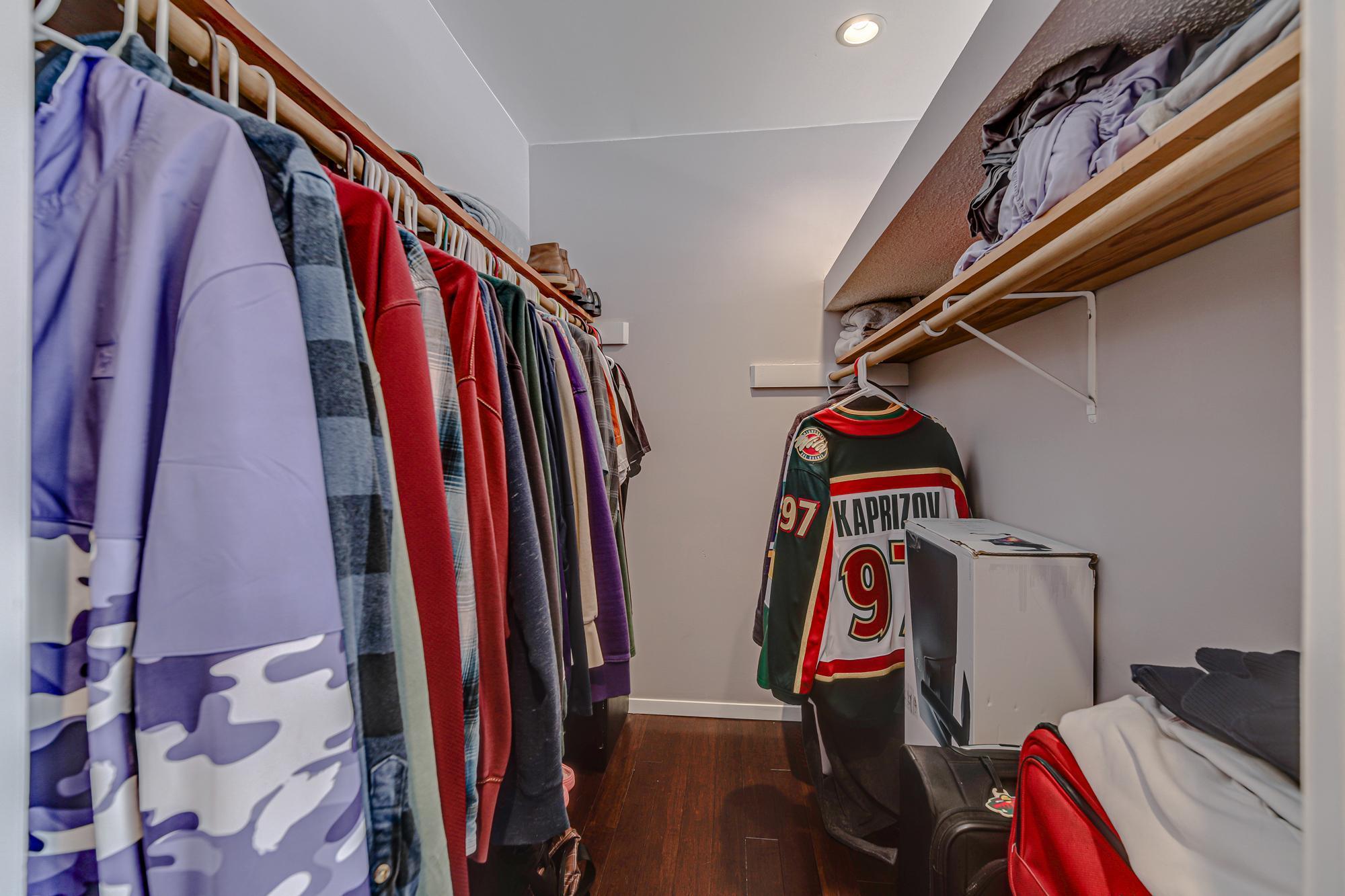 Large walk in closet