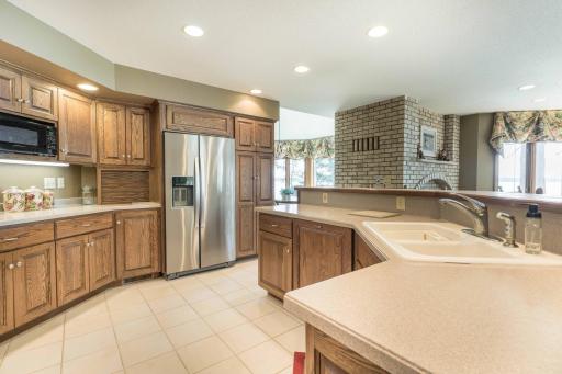 Corian Counter tops with Porcelain sink.