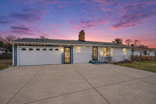 Ample off-street parking with two car garage