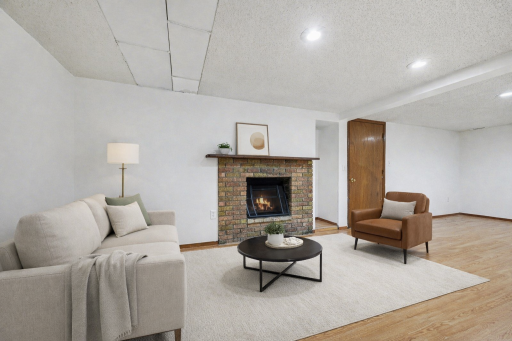 Basement or mother in law suite virtually staged