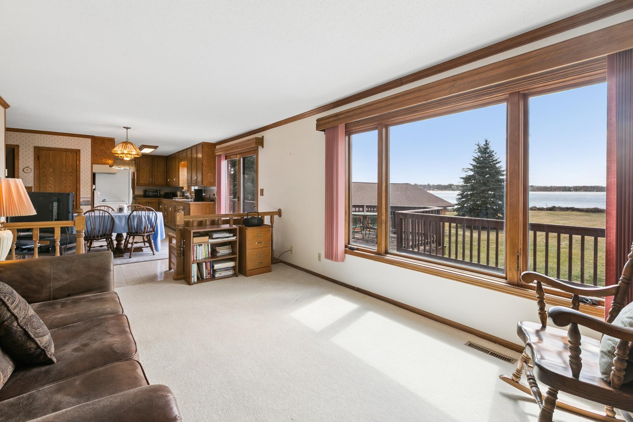 Carpets shampooed, interior windows sparkle and the home is move in ready for the Spring.