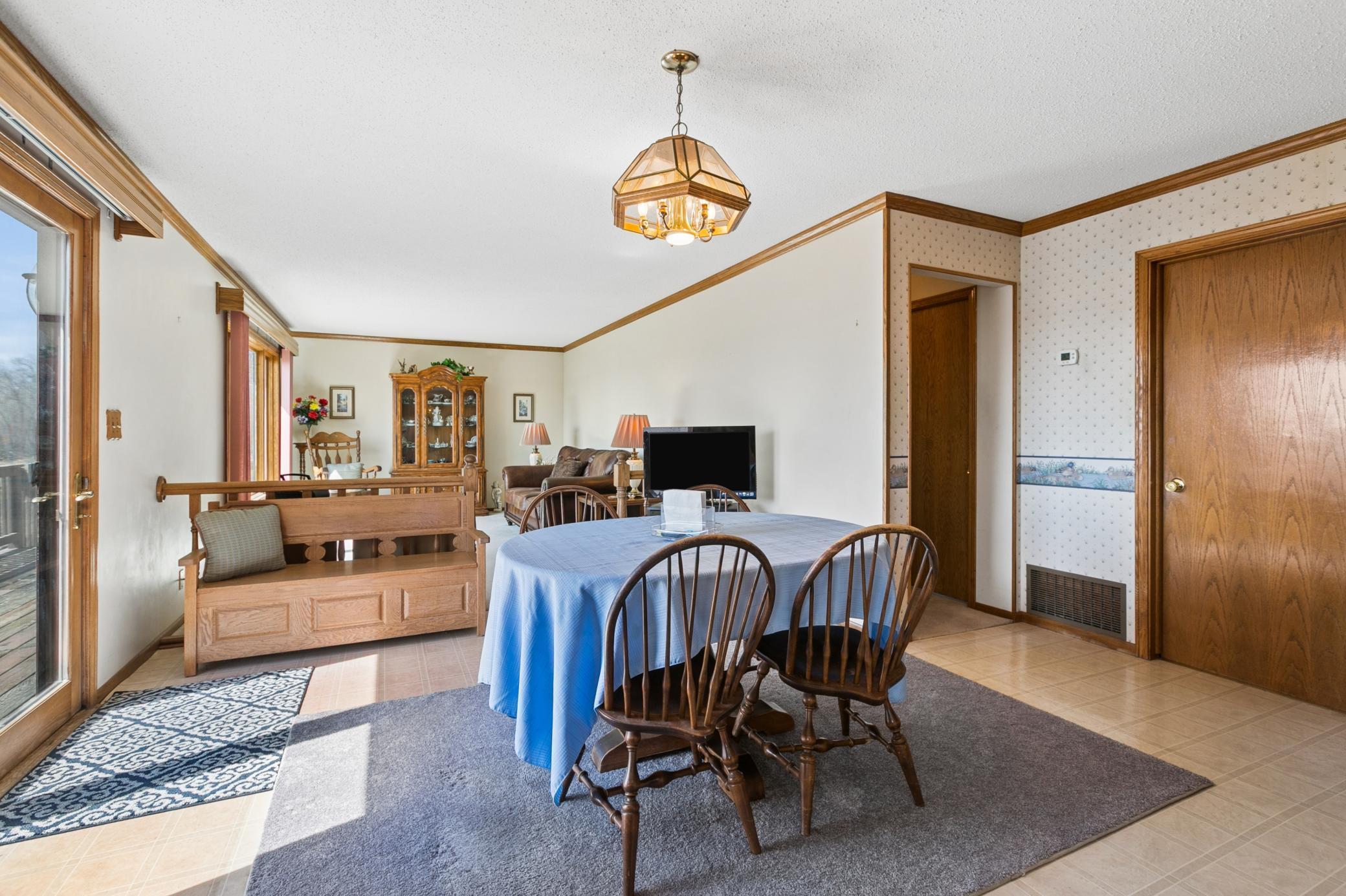 Open floor plan with south facing sunlight streaming in all day.