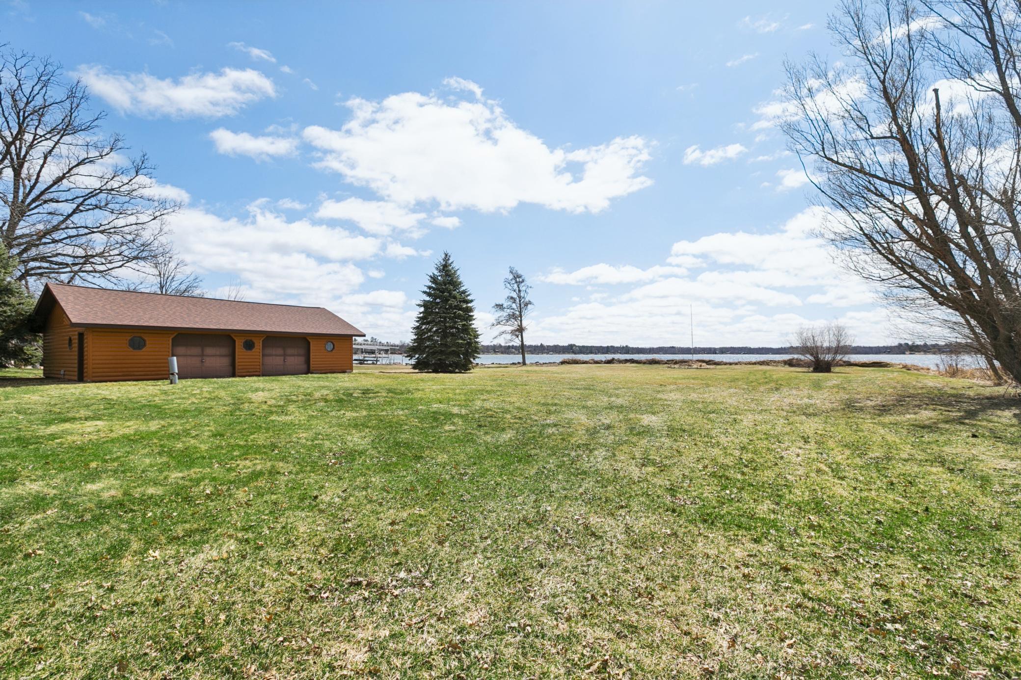 WOW! This acre PLUS lot is level to the shoreline.