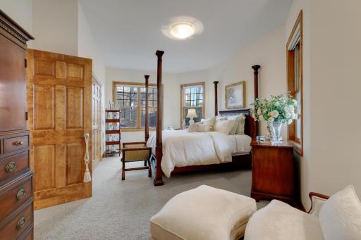 3rd bedroom with large windows looking out to the lake. A Jack and Jill bath attaches to this bedroom.