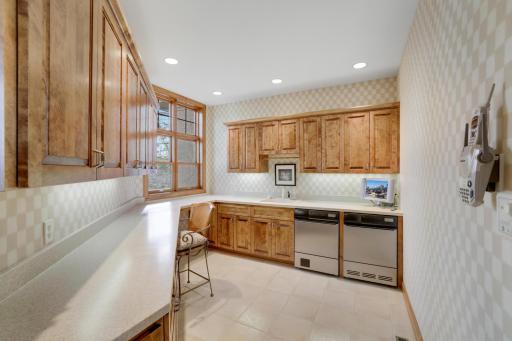 Large main floor laundry with Asko washer and dryer.