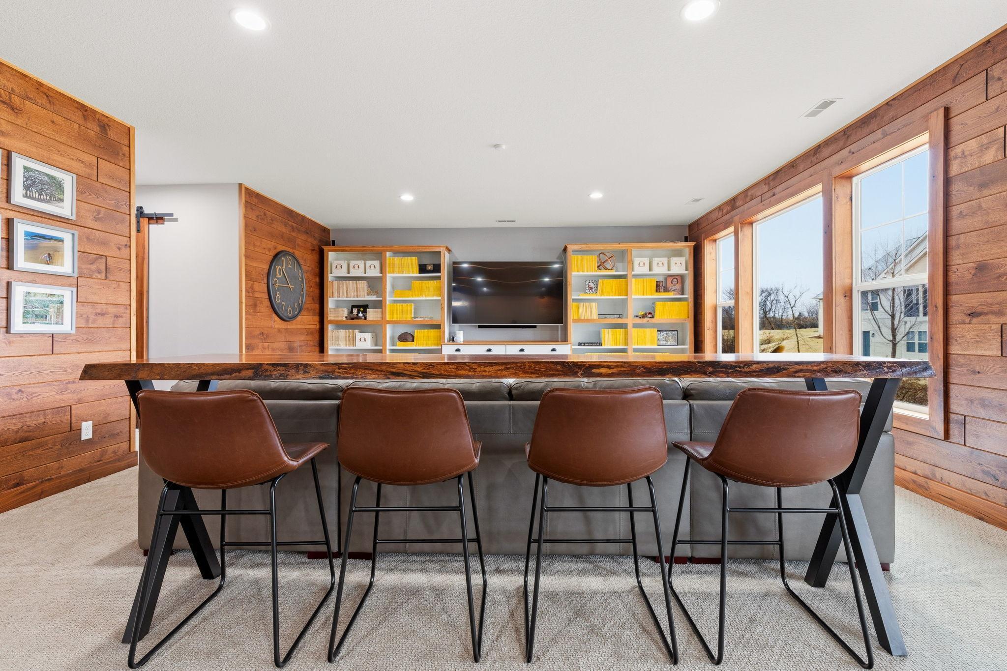 Lower level family room