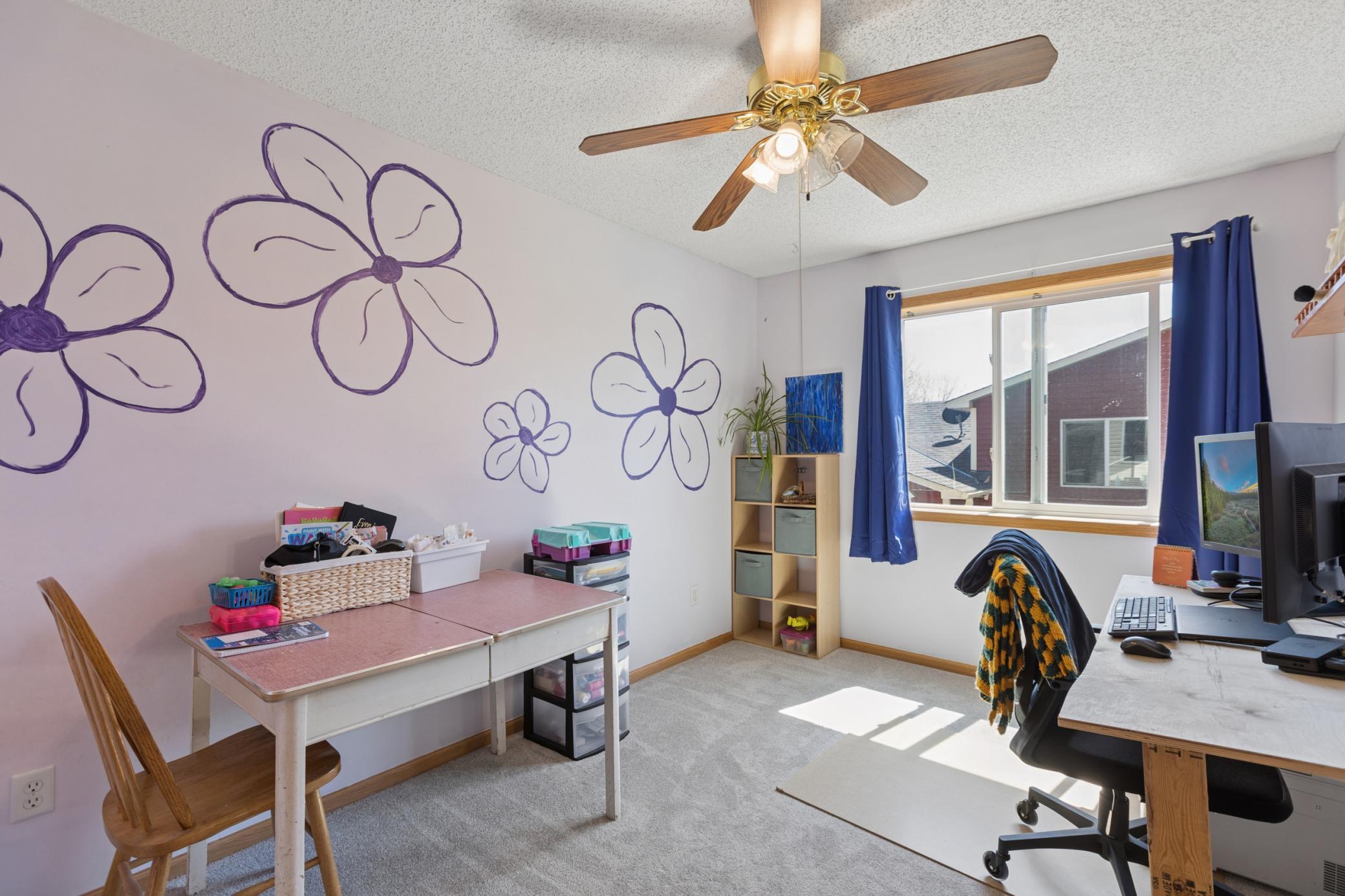 Upper level bedroom. Nice sized room.