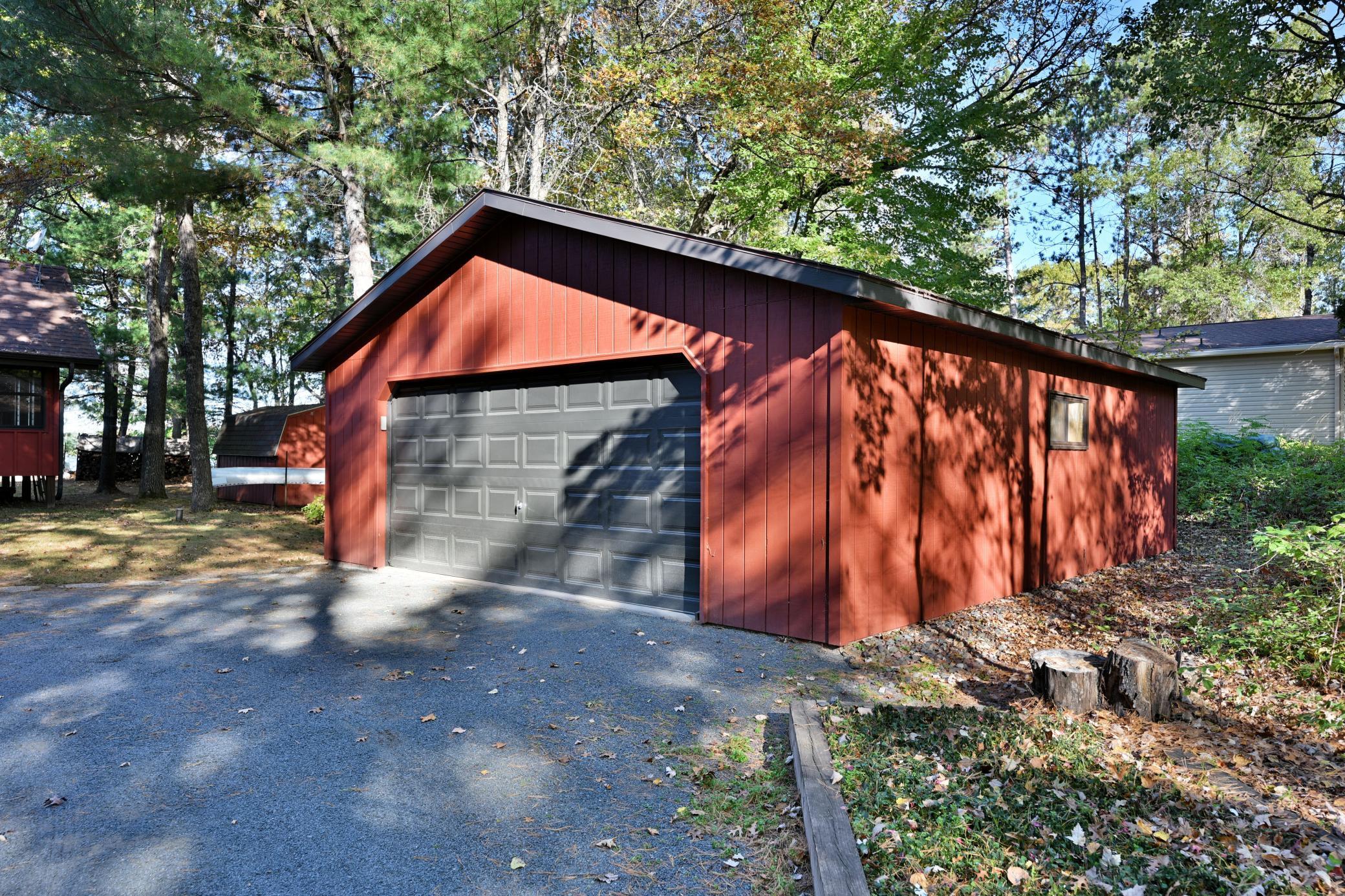 The oversized two-stall garage is 30x24 feet.