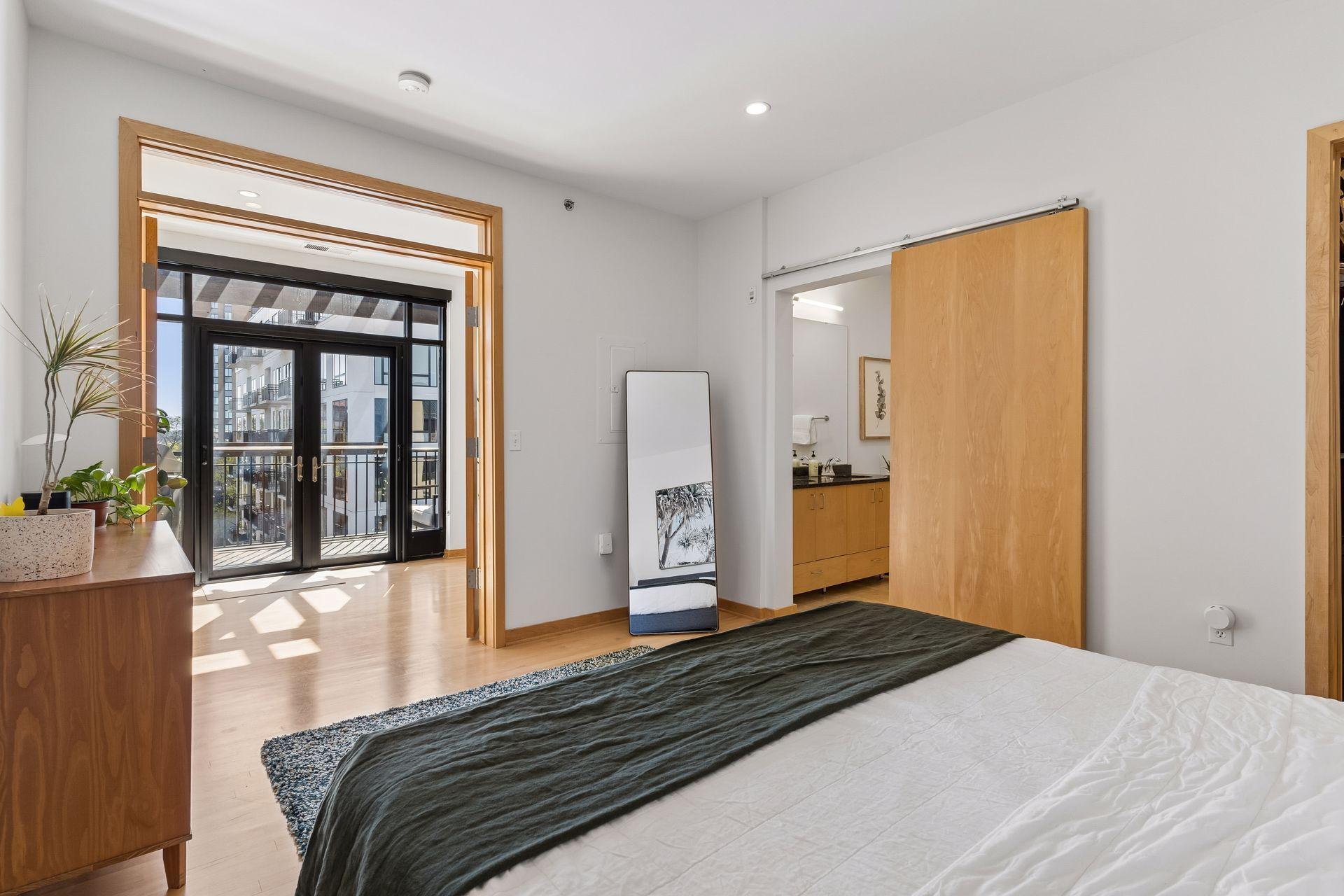 Sunrise views from the foot of your bed.