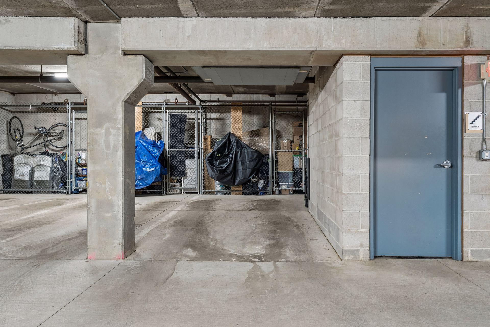 Unit includes one assigned parking spot in the heated underground garage, with private storage locker with space for bike storage.