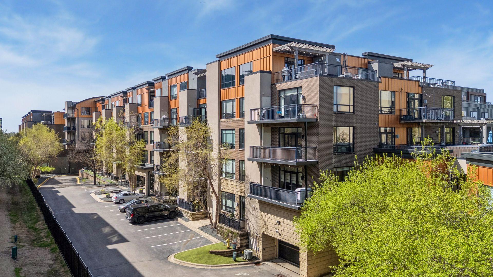 Modern and well-maintained building.