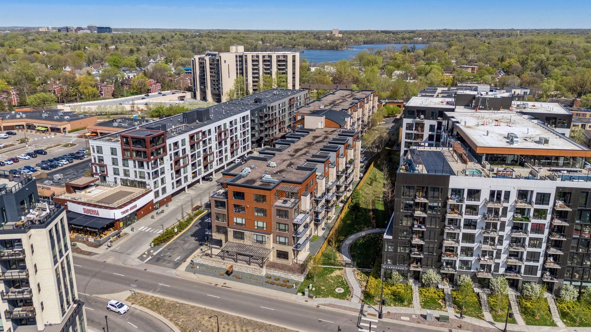 HOA covers water, sewer, trash, snow removal, landscaping, building maintenance, and basic cable and internet.