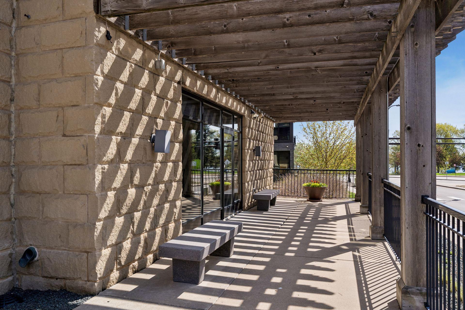 Views of Lake Bde Maka Ska just outside the community room.