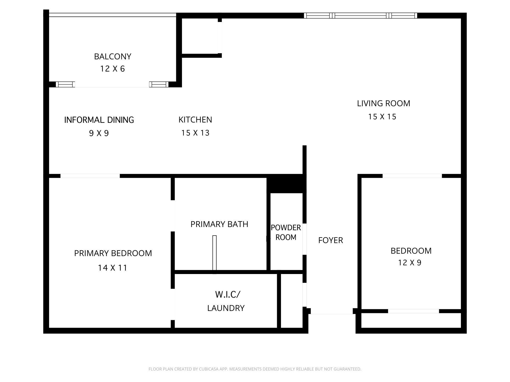 Floor Plan for 3116 W Lake #515