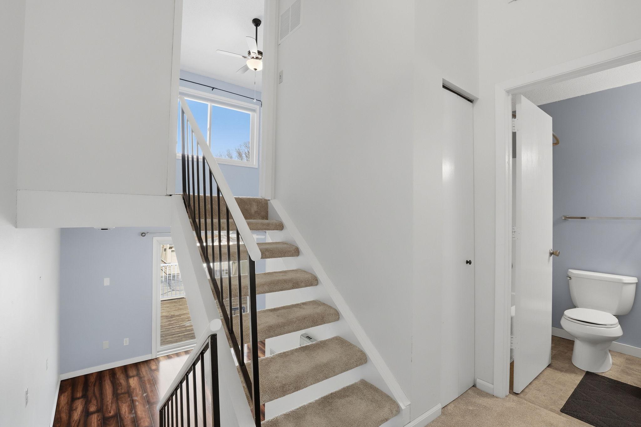 Stairs to 2nd Bedroom