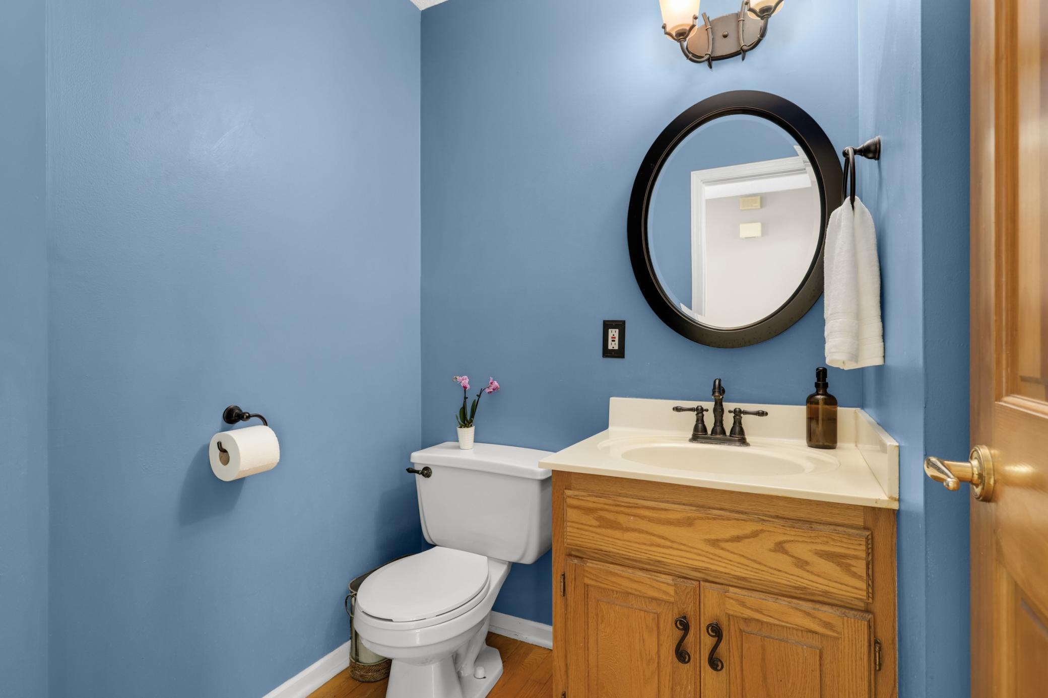Main floor powder room