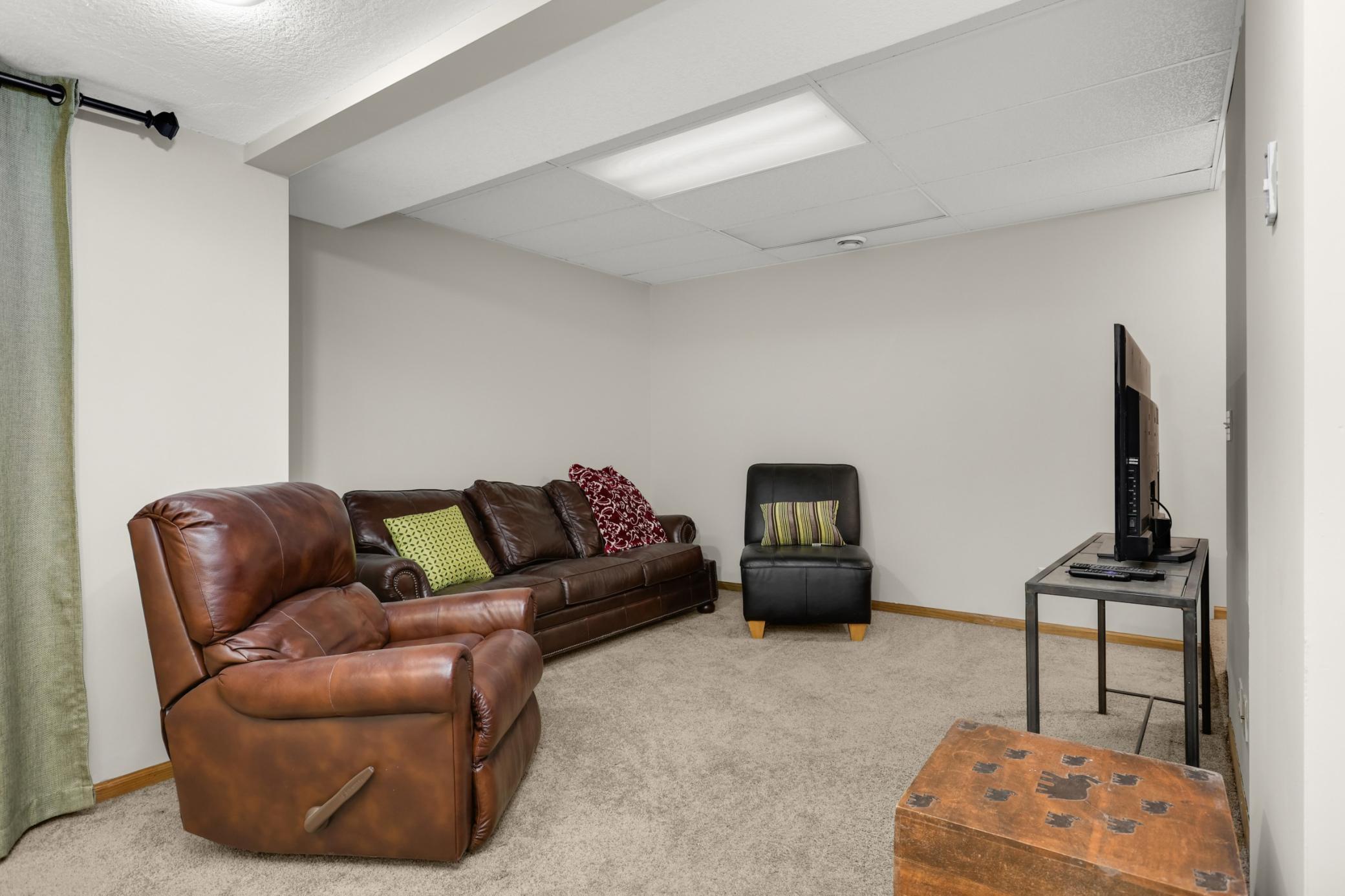 Lower level family room