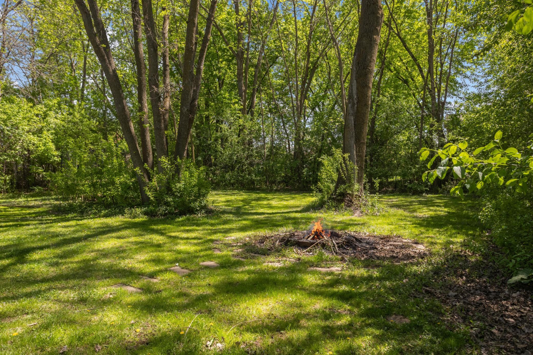 A nearly .5 acre wooded lot