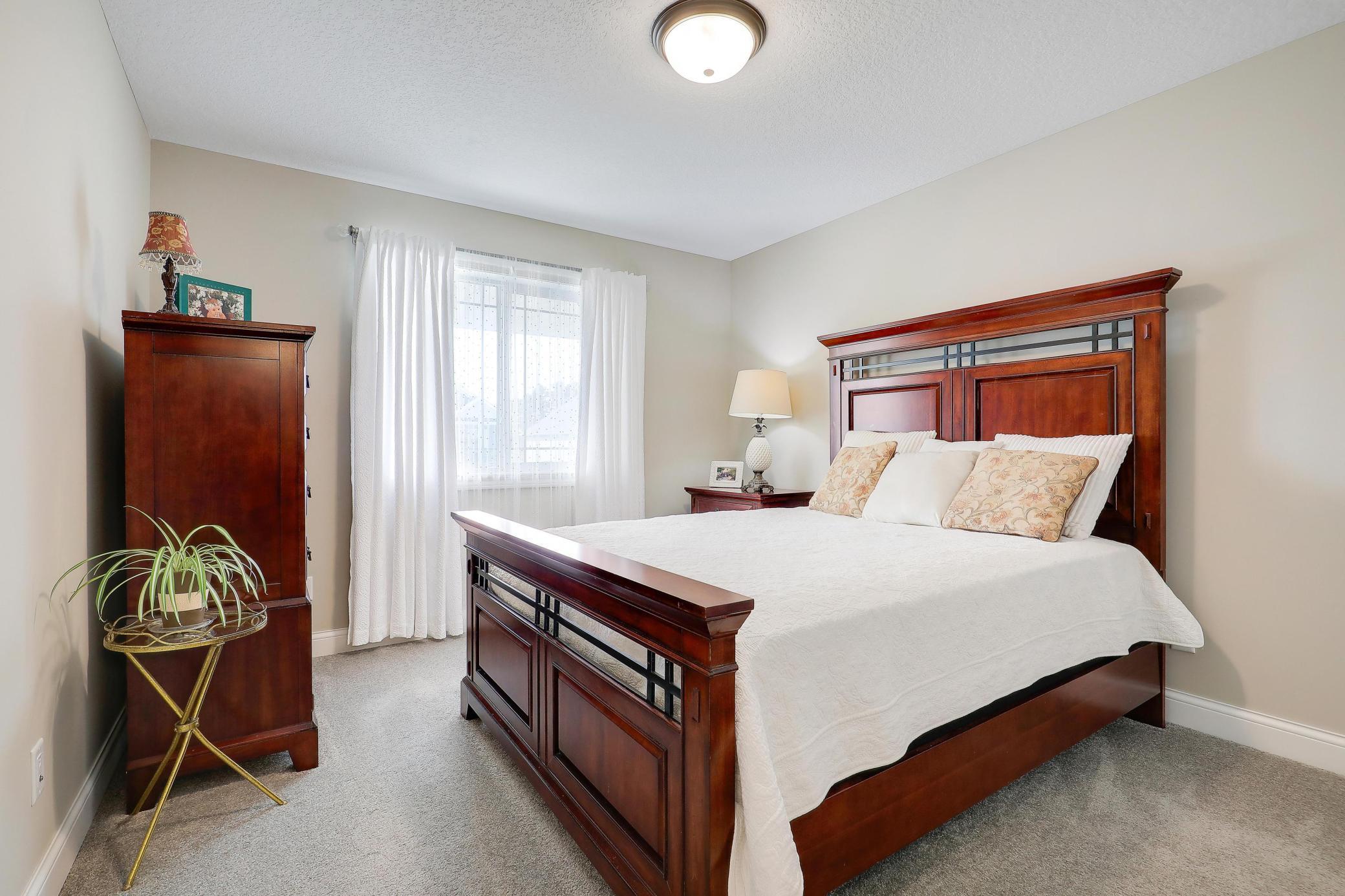 Front bedroom is great for guests, or could be used for an office