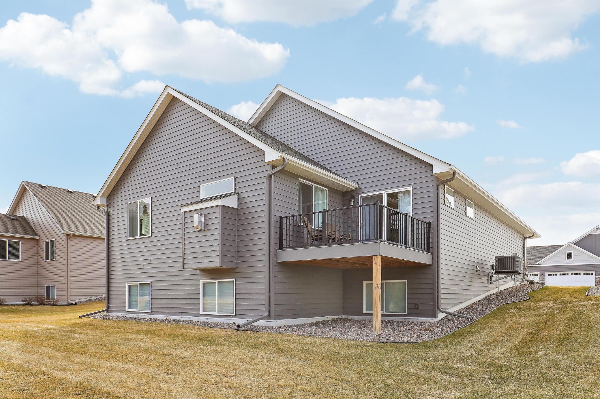 This lovely home is attractive front and back