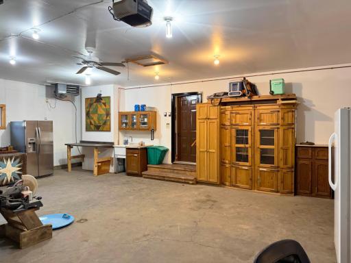 Another angle inside the attached garage.