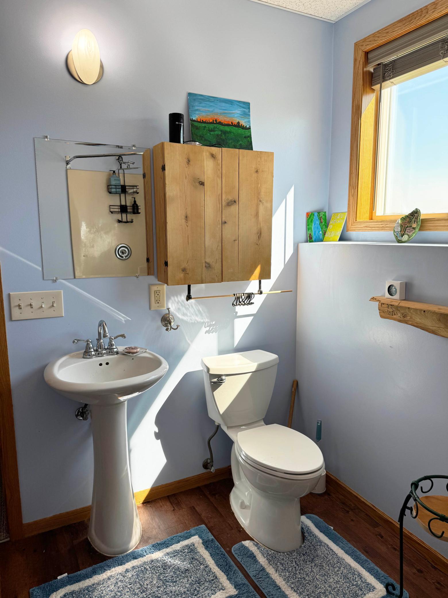 Another angle of the basement 3/4 bath.