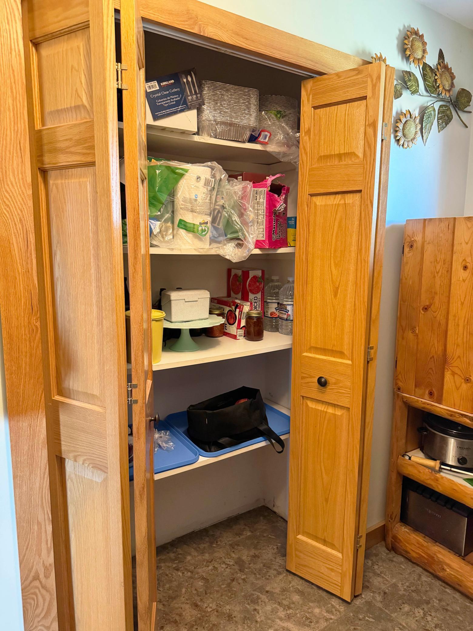 A shot of the pantry / storage in the mudroom.