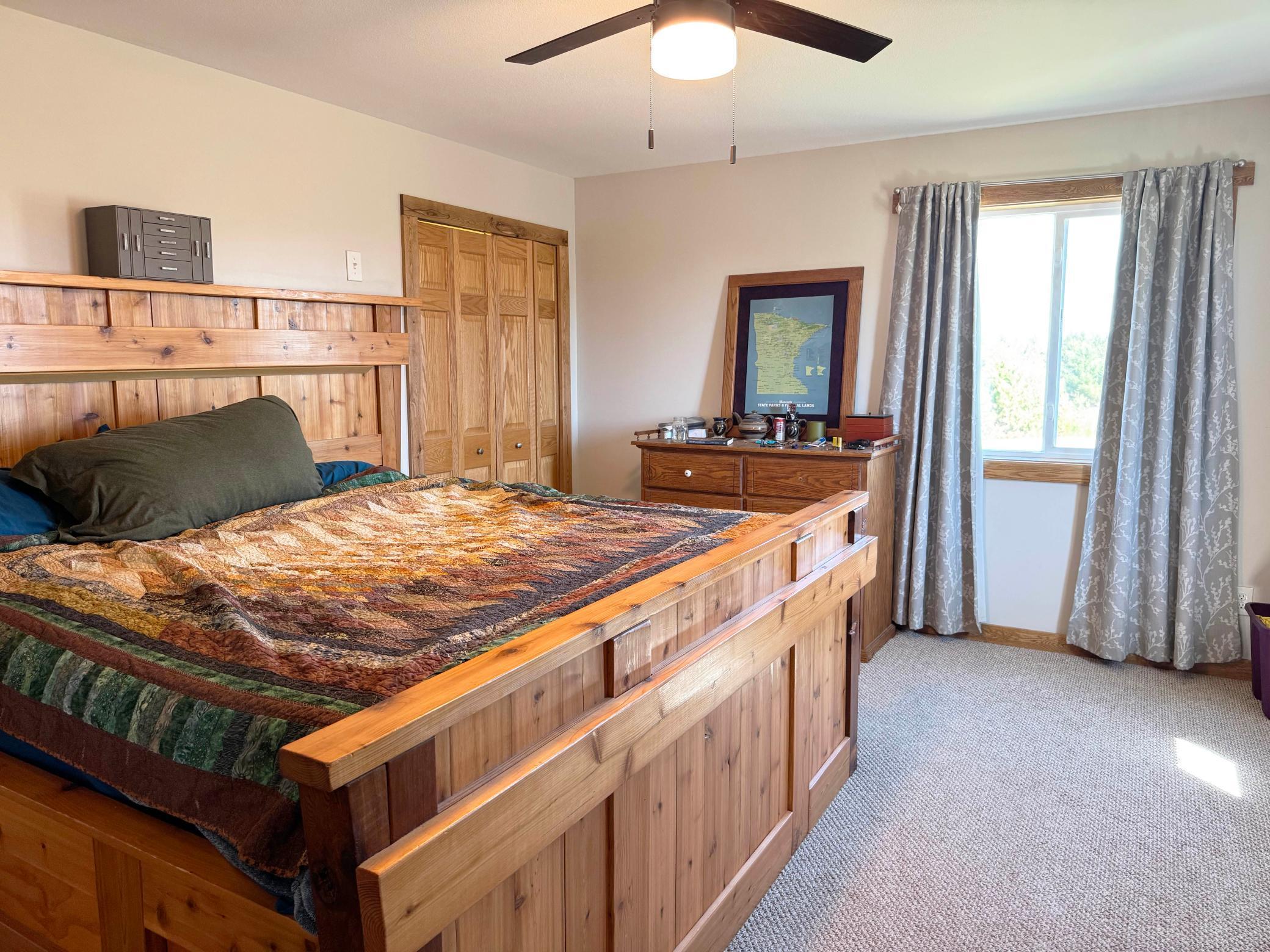 Another angle of the primary bedroom.