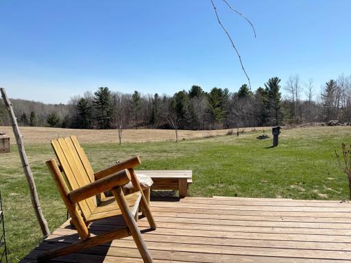 Views of the yard from the porch.