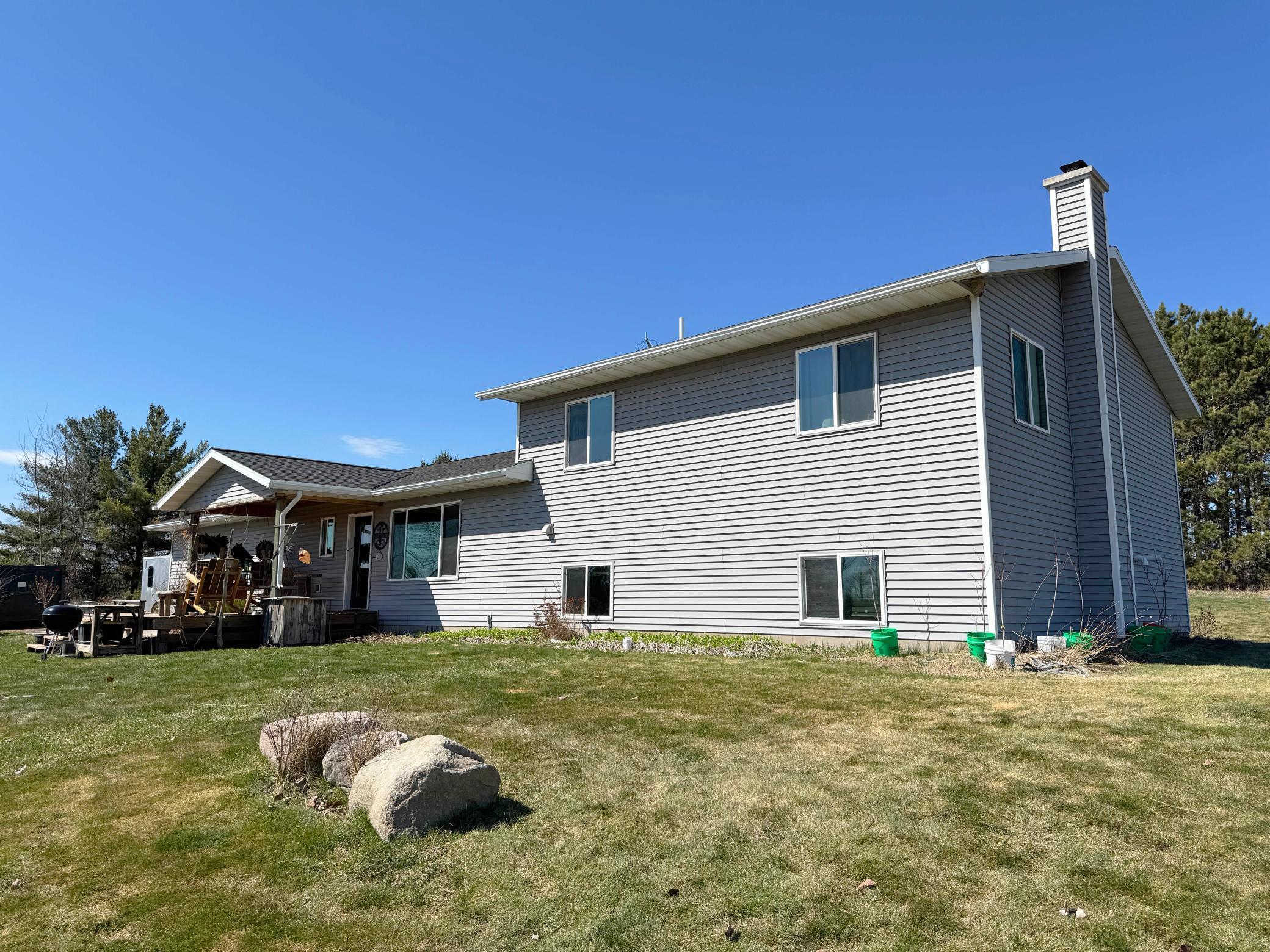 Another angle of the home's exterior.