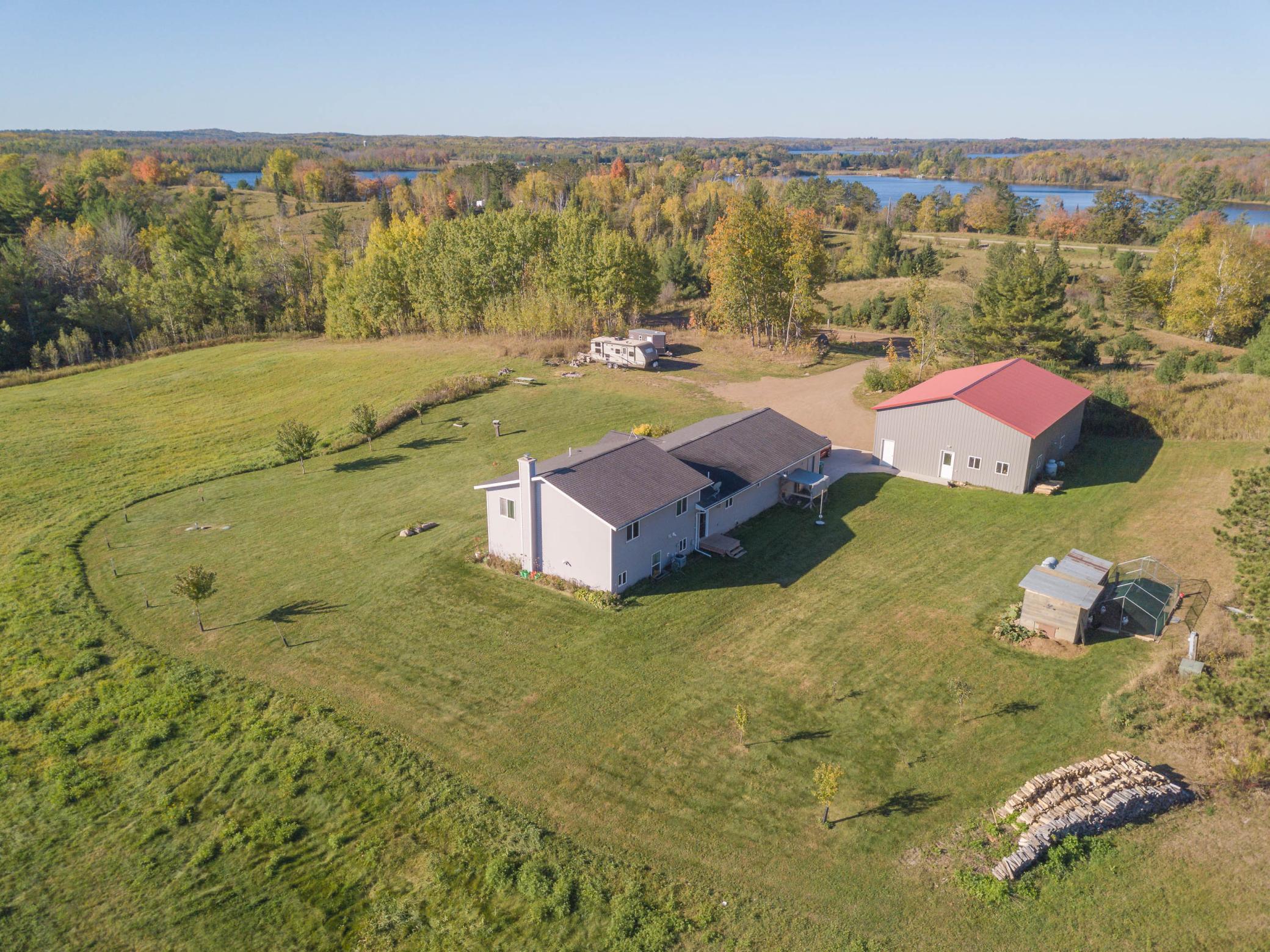 Another aerial angle of the property.