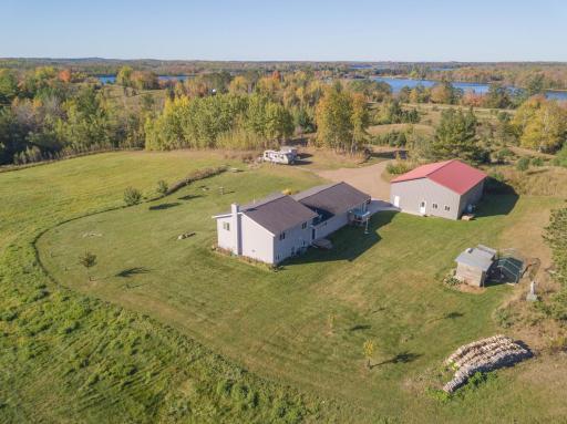 Another aerial angle of the property.