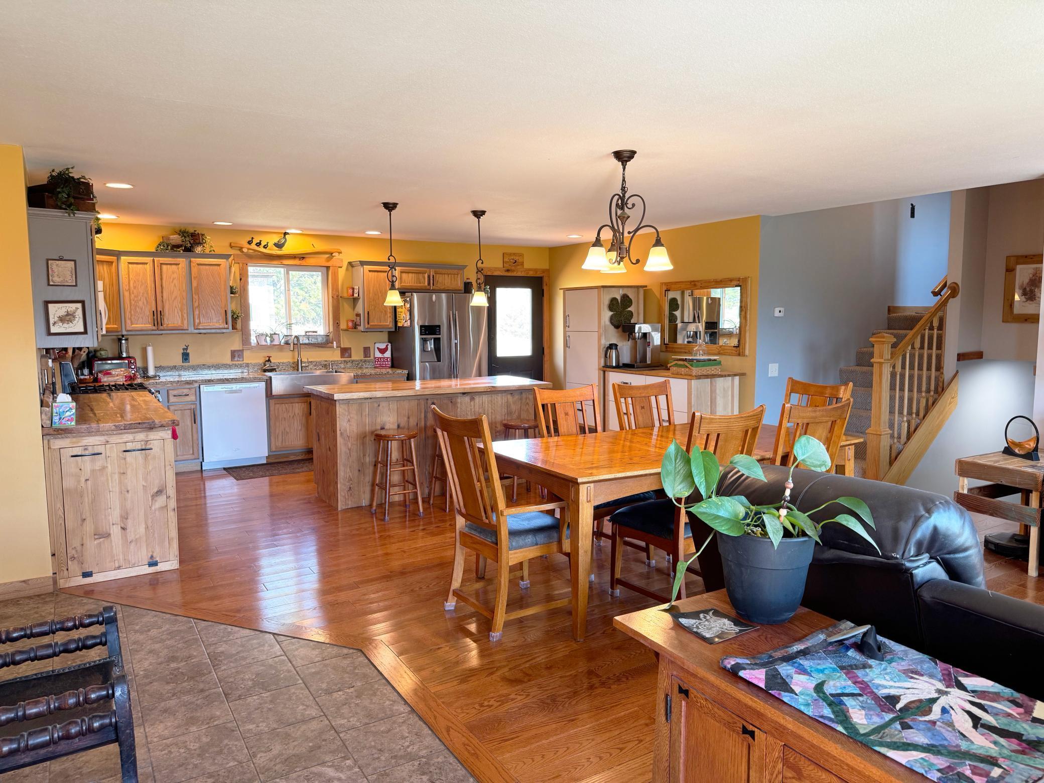 Your view walking in the front door. This "great room" space is a wonderful place to enjoy your daily living with family and friends!
