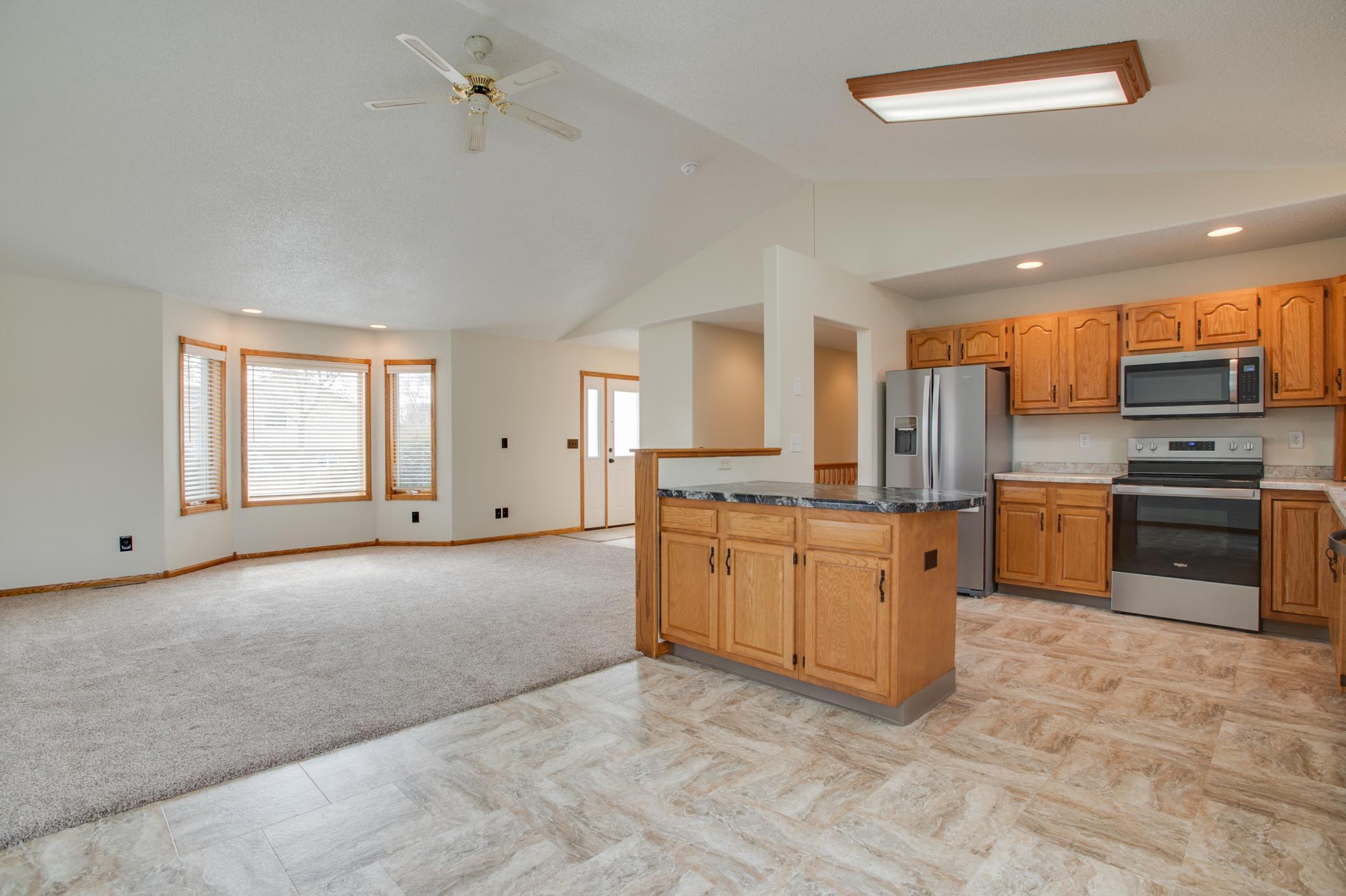 Dining/Kitchen/Living room