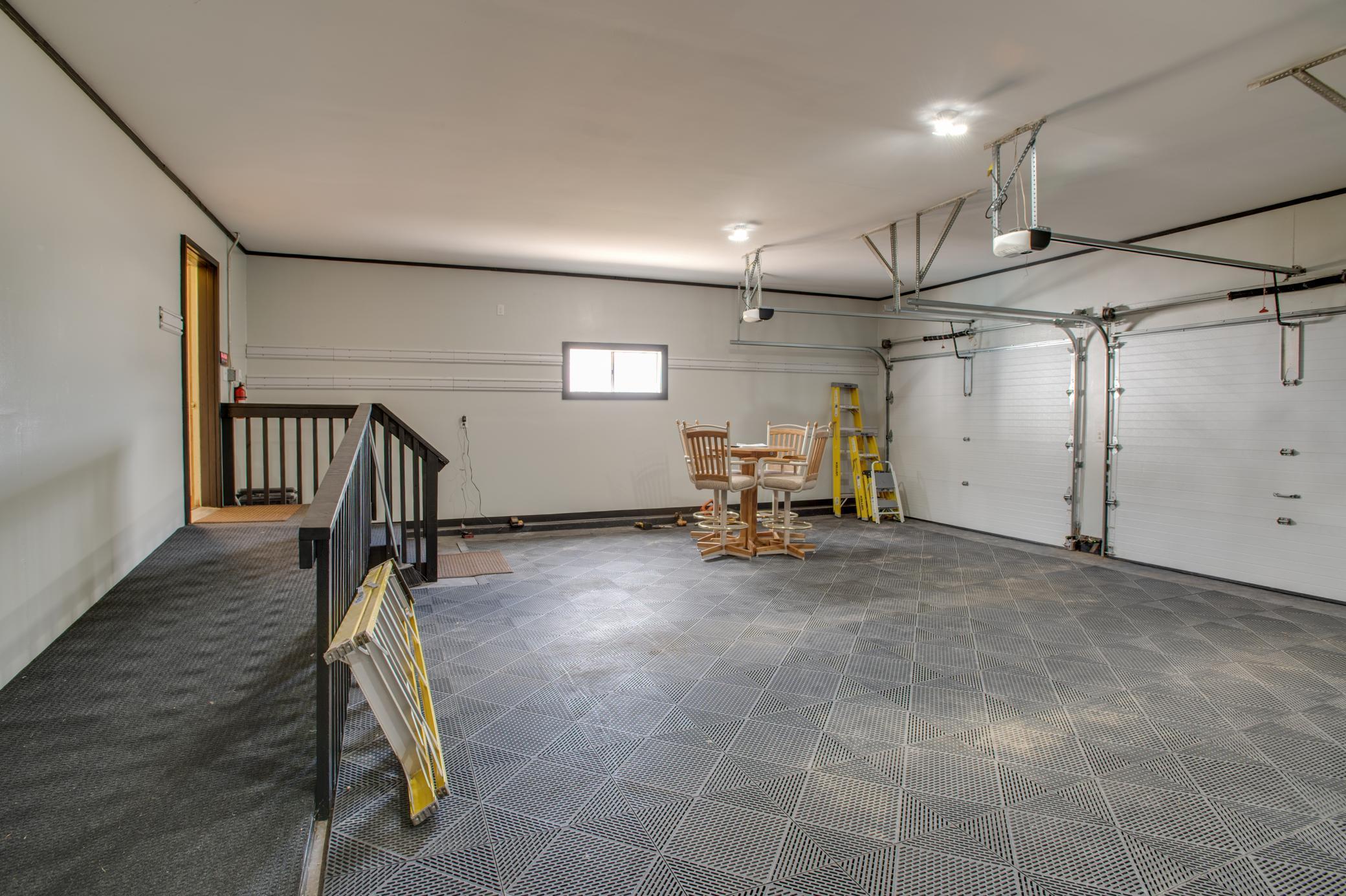 Garage 3 stall finished and heated