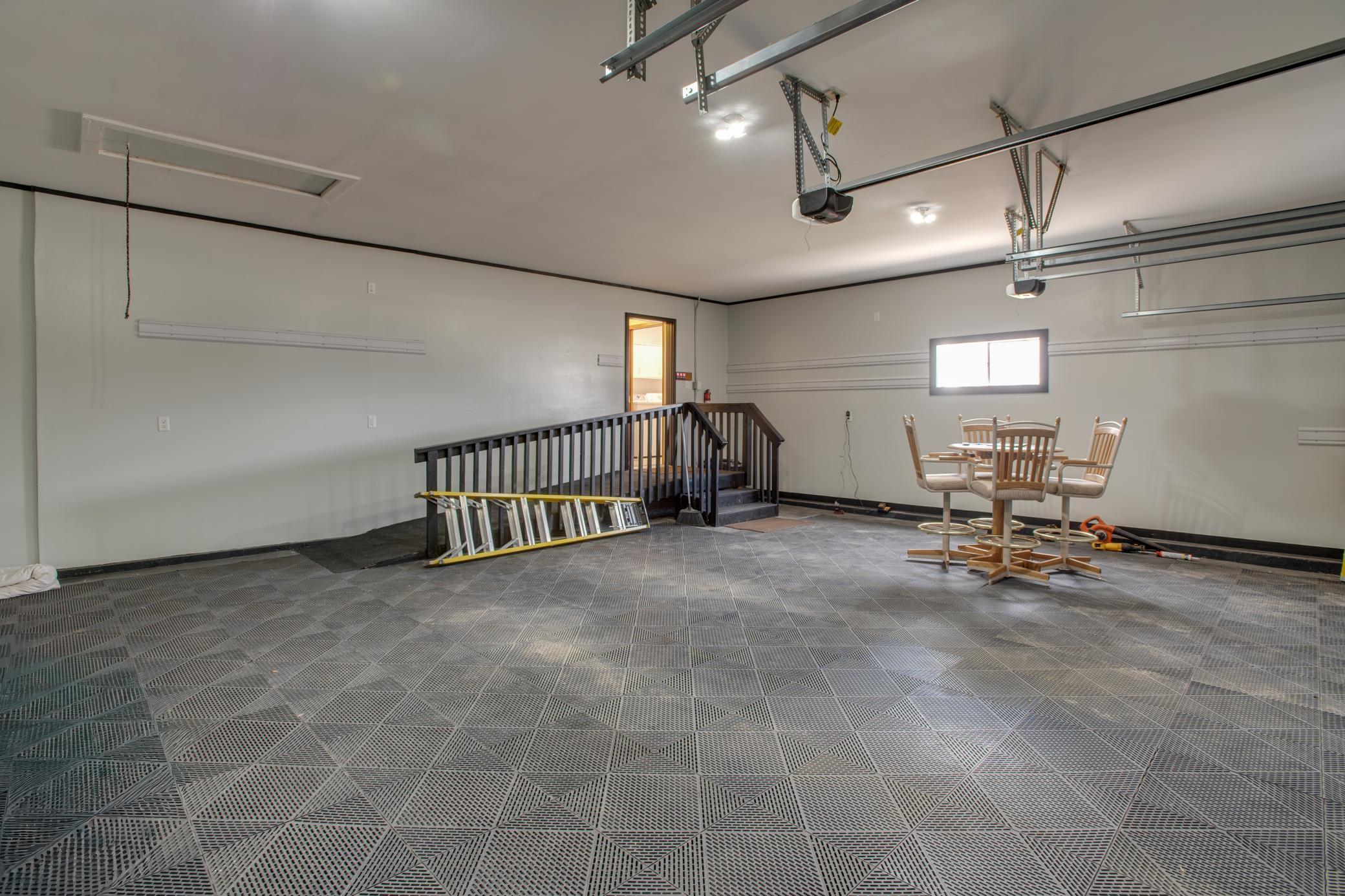 Garage 3 stall finished and heated