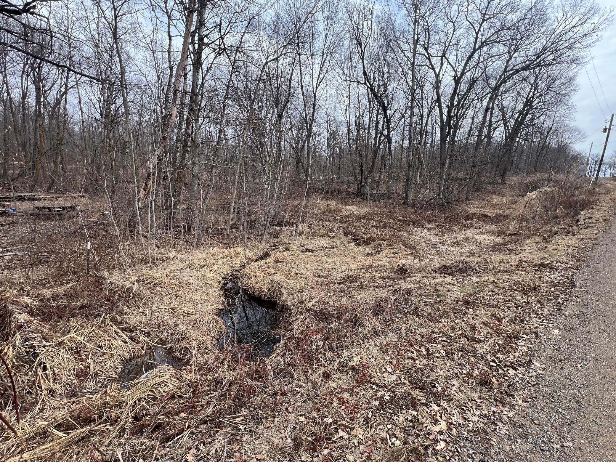 Small creek runs through property