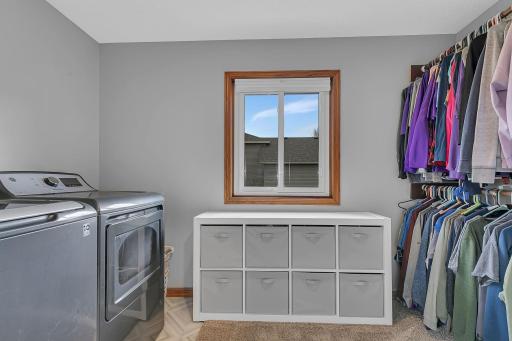 Main Floor Laundry and Walk in Closet